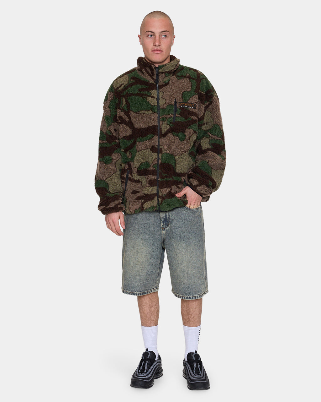 Mens Plain Sight Sherpa Jacket
