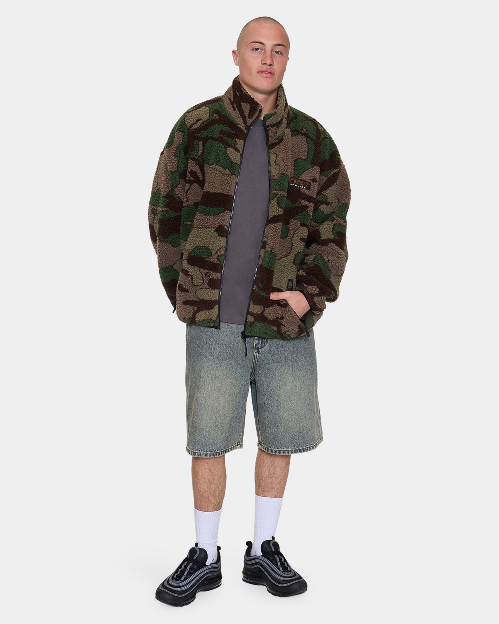 Mens Plain Sight Sherpa Jacket