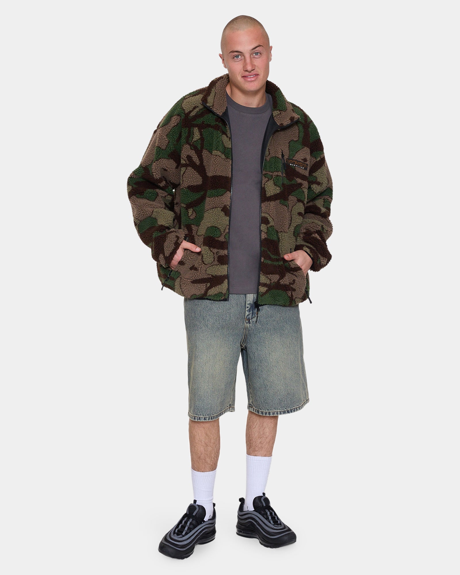 Mens Plain Sight Sherpa Jacket