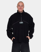 Mens Sonic Quarter Zip Sherpa Fleece Jumper