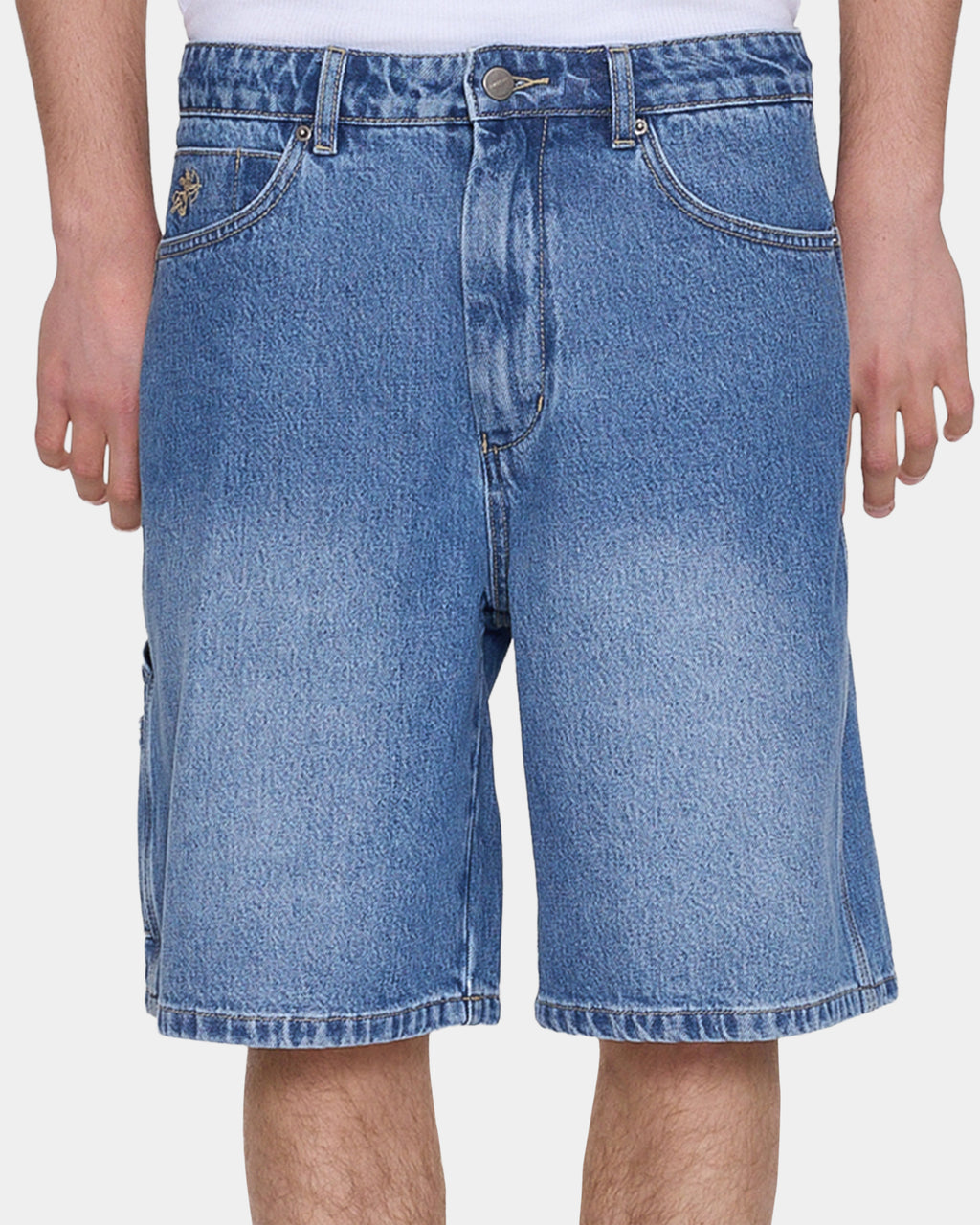 Mens Is This It Carpenter Denim Shorts