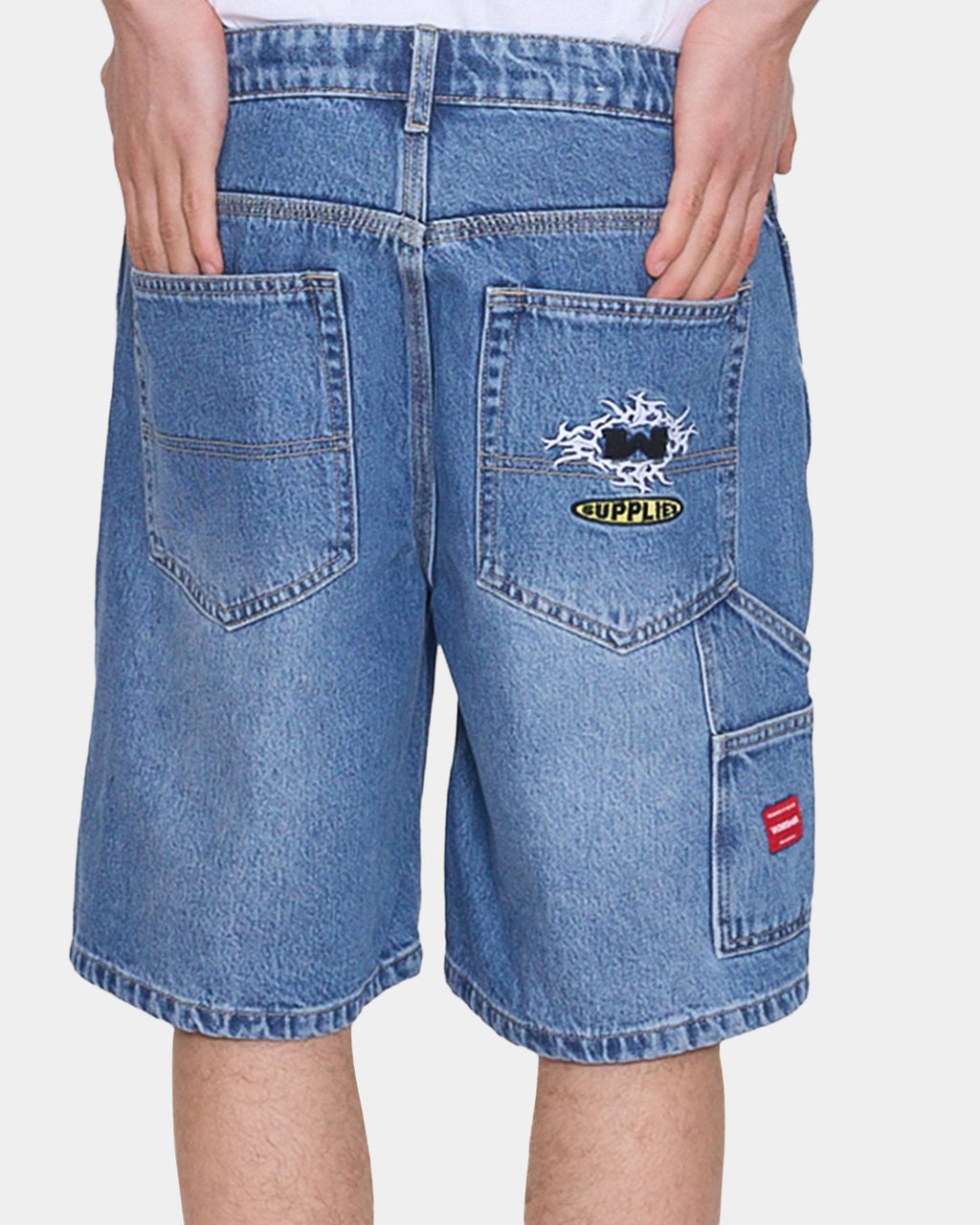 Mens Is This It Carpenter Denim Shorts