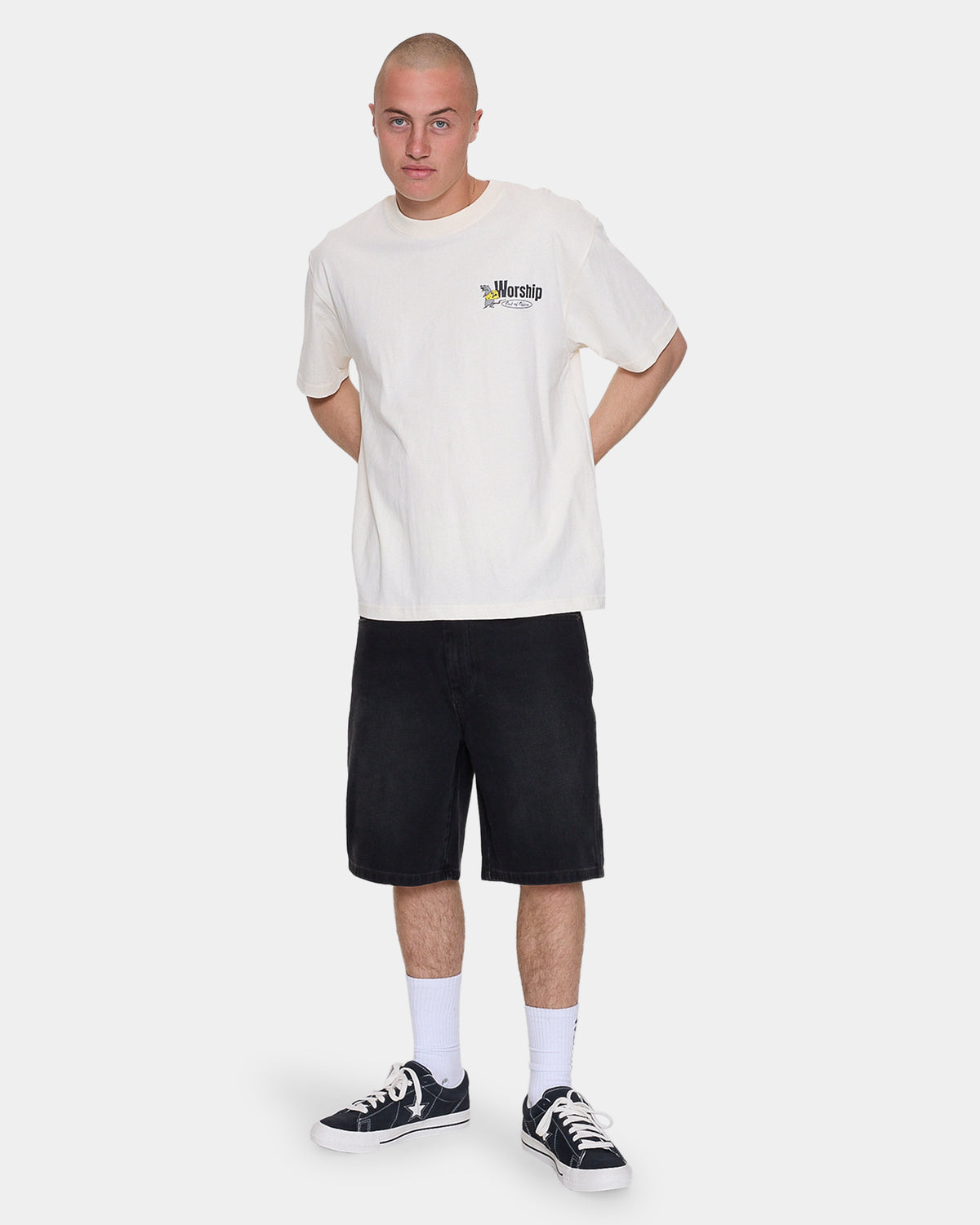 Mens On Leave Carpenter Denim Shorts