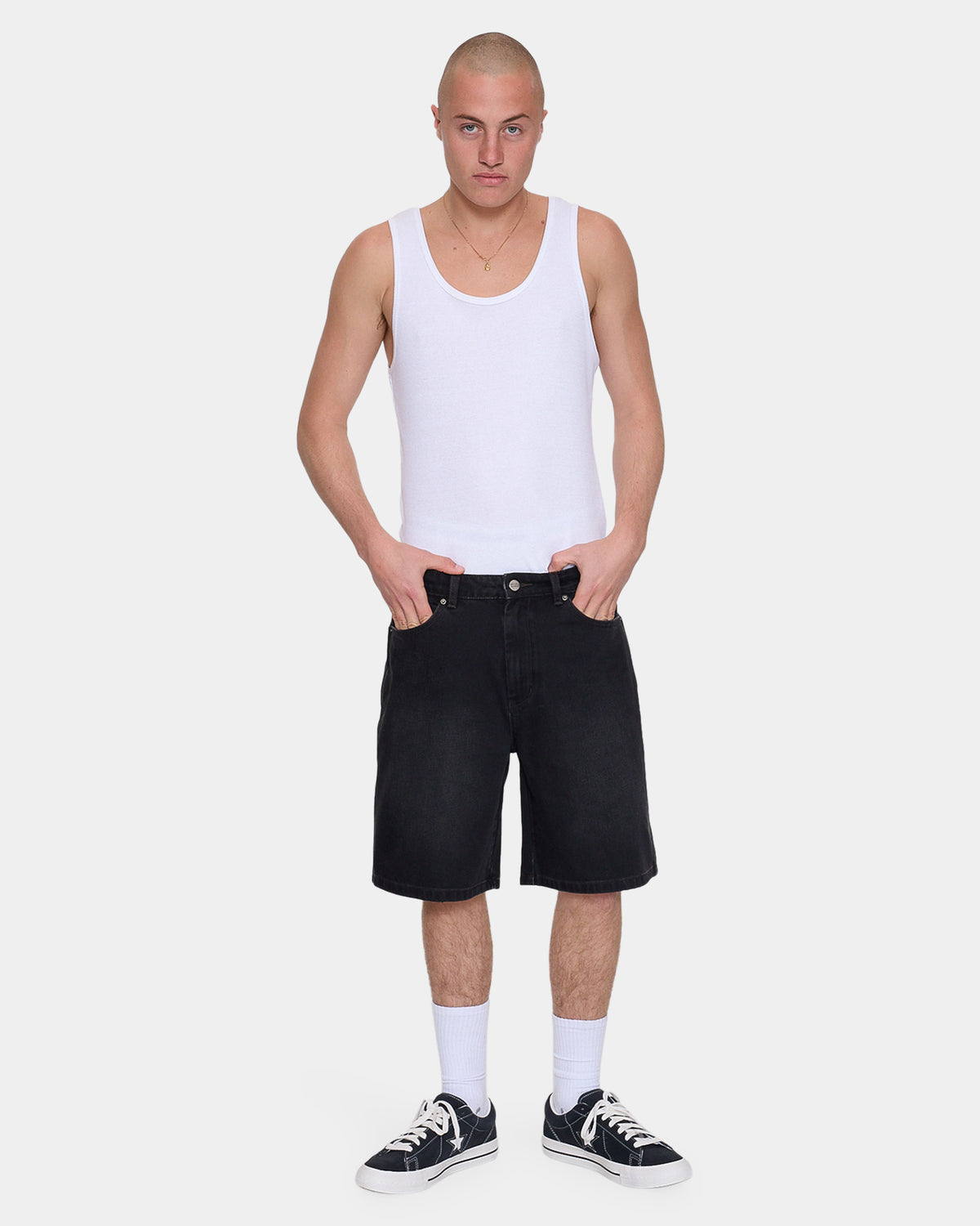 Mens On Leave Carpenter Denim Shorts