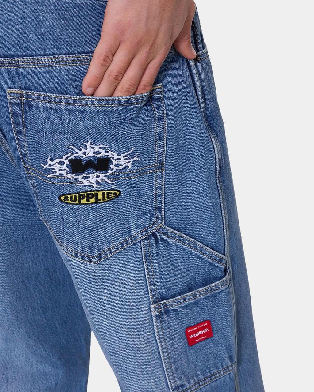 Mens Is This It Carpenter Denim Jeans