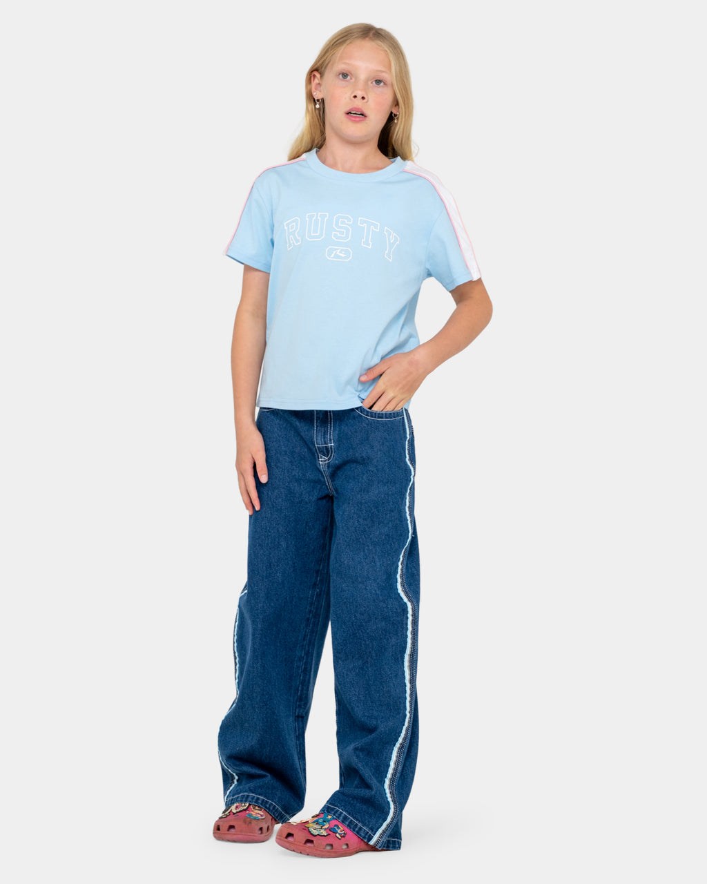 Girls 8-16 Flip Girl Low Rise Denim Jeans