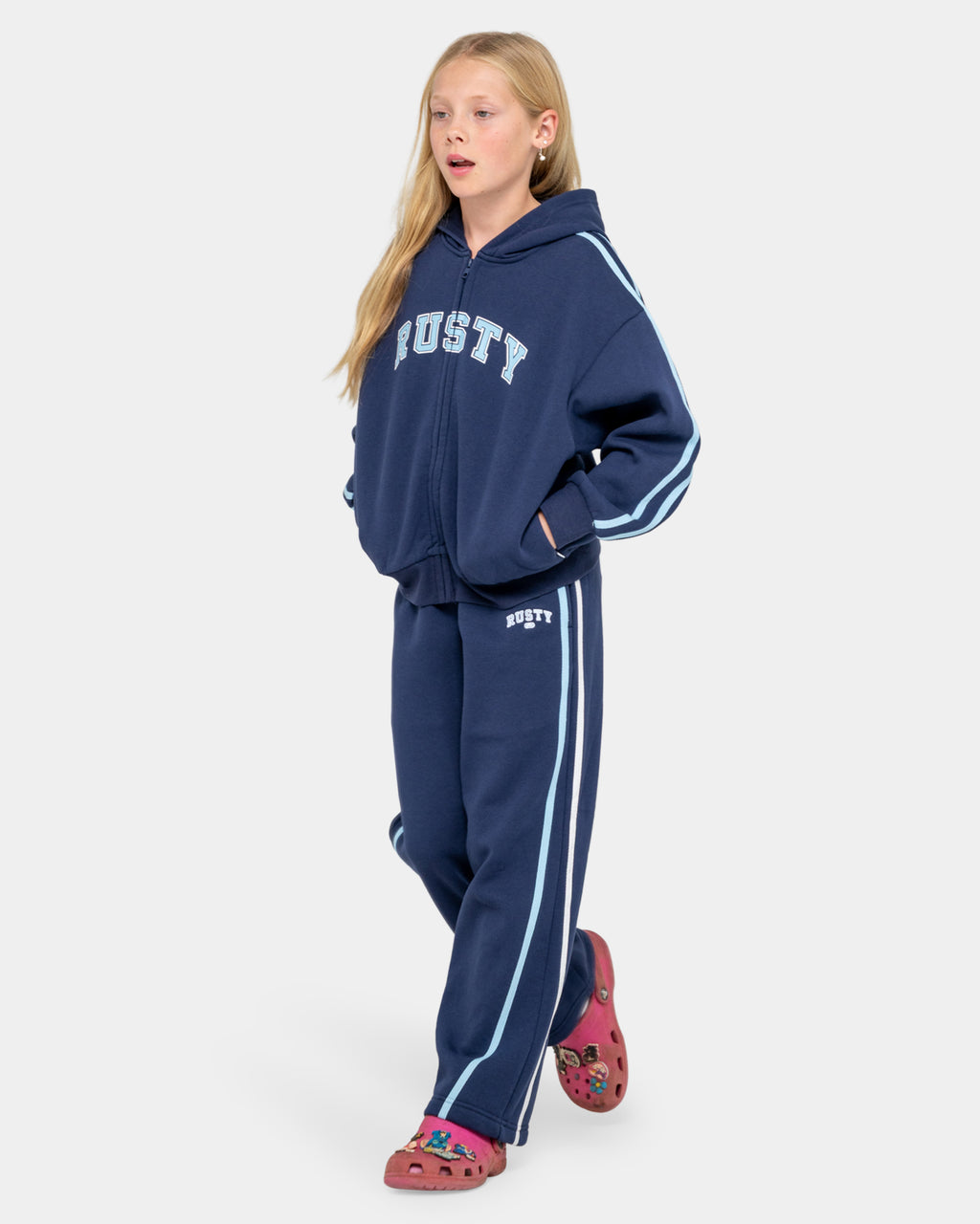 Girls 8-16 Girls Team Varsity Wide Leg Jogger Pants