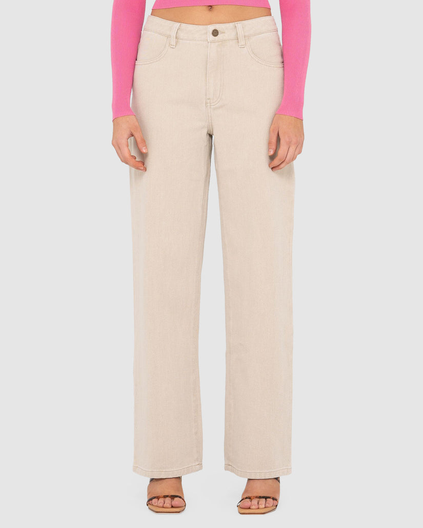 WOMENS ARCHER MID RISE DENIM JEANS