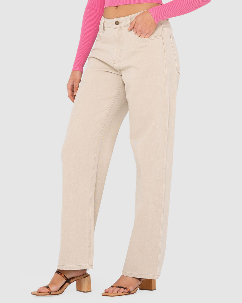 WOMENS ARCHER MID RISE DENIM JEANS