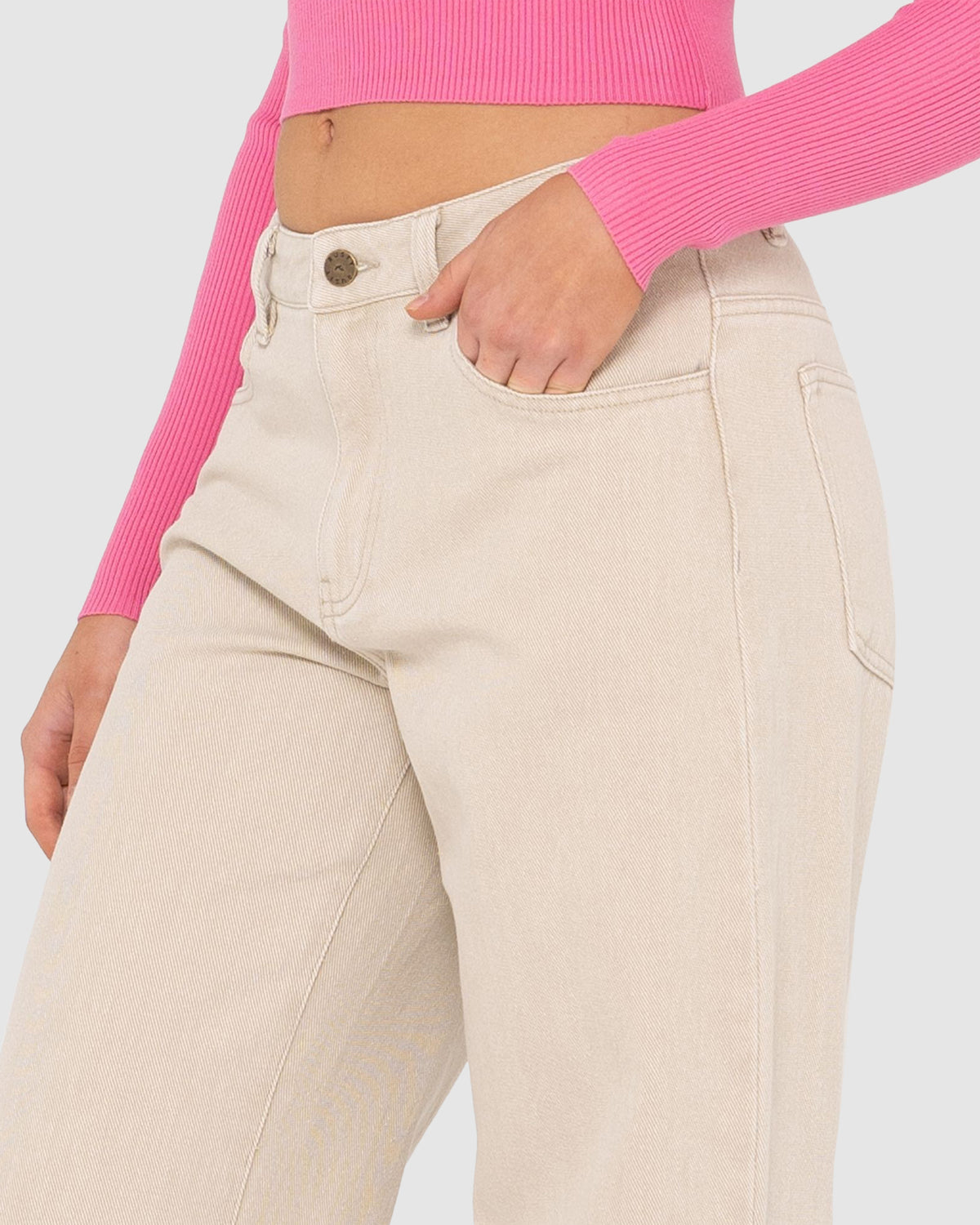WOMENS ARCHER MID RISE DENIM JEANS
