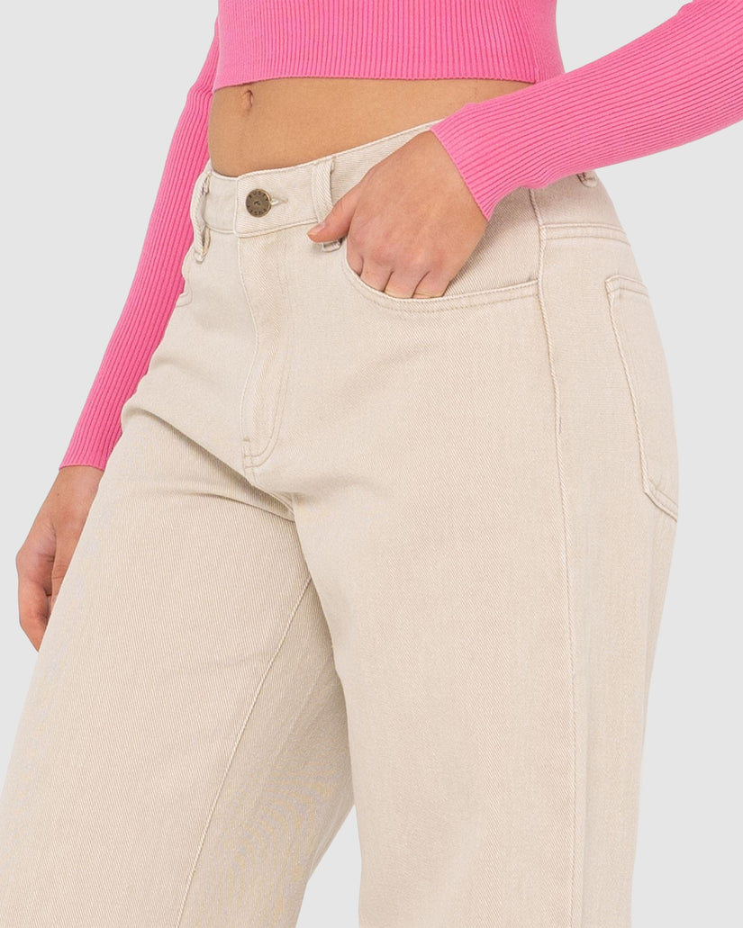 WOMENS ARCHER MID RISE DENIM JEANS