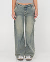 Womens Billie 2.0 Low Rise Carpenter Jeans