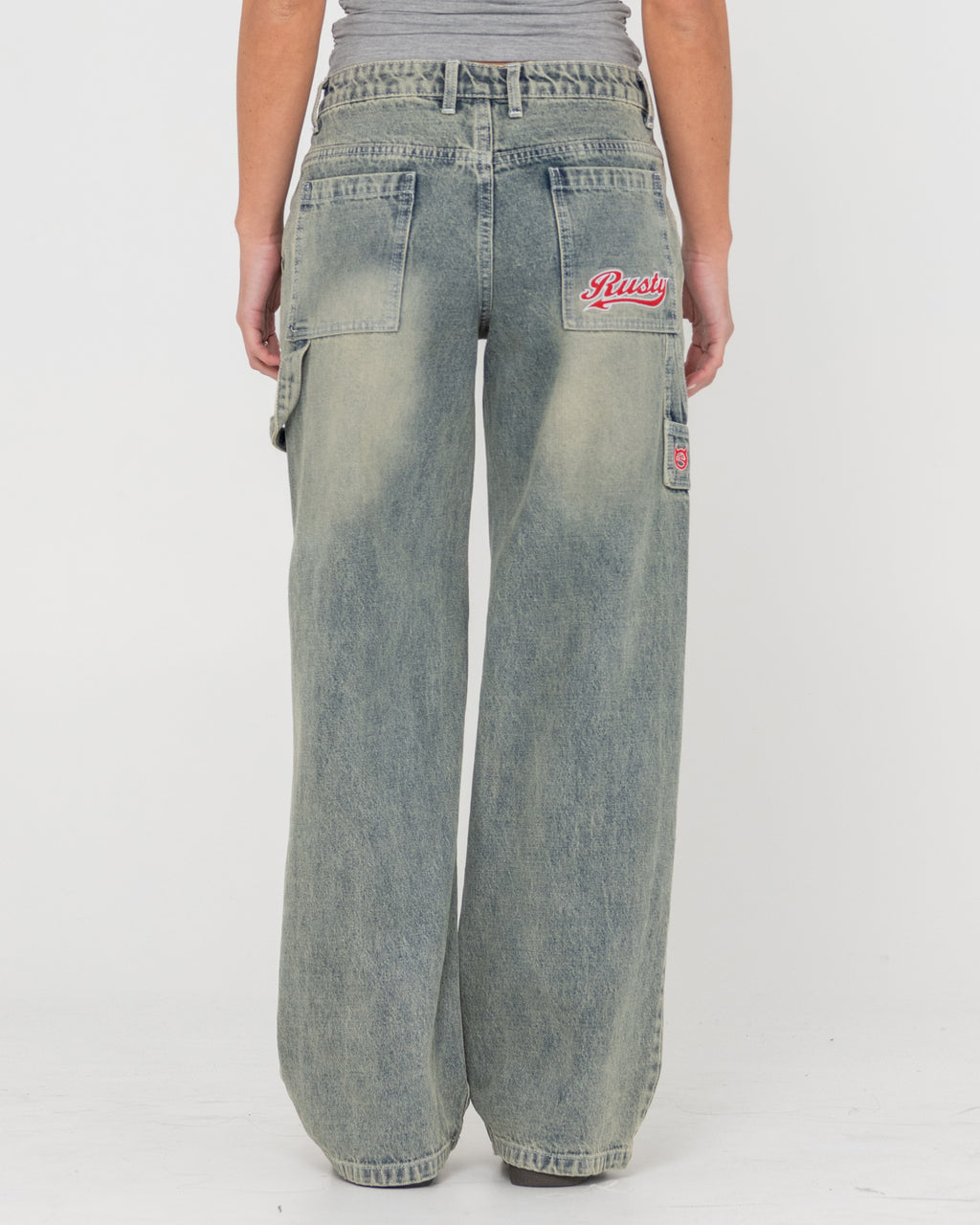 Womens Billie 2.0 Low Rise Carpenter Jeans