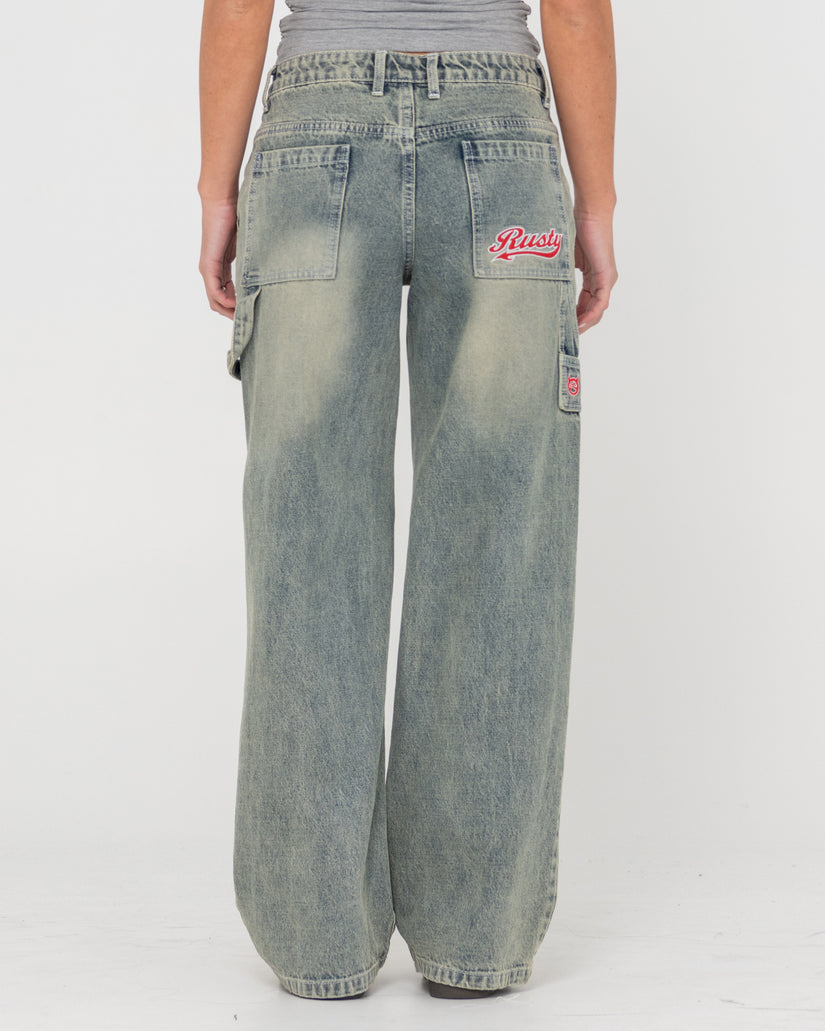 Womens Billie 2.0 Low Rise Carpenter Jeans