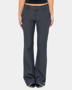 WOMENS FINANCE MUMMY LOW RISE SUIT PANTS