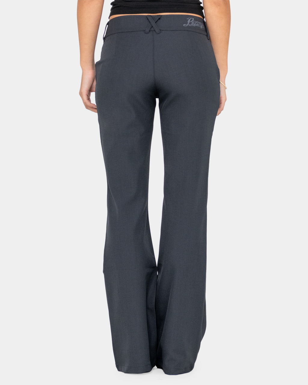 WOMENS FINANCE MUMMY LOW RISE SUIT PANTS