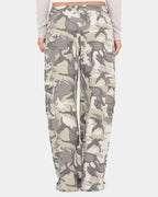 WOMENS CAMO-MILE LOW RISE CARGO PANTS