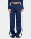Womens Retro Lines Wide Leg Track Pants
