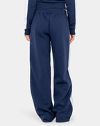 Womens Retro Lines Wide Leg Track Pants