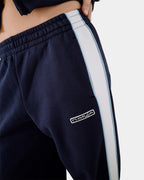 Womens Retro Lines Wide Leg Track Pants