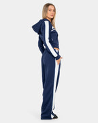 Womens Retro Lines Wide Leg Track Pants
