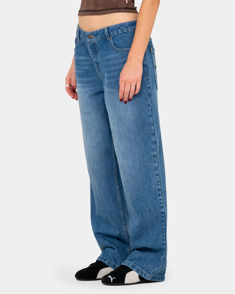 Womens He Ghosted Bethany Baggy Denim Jeans
