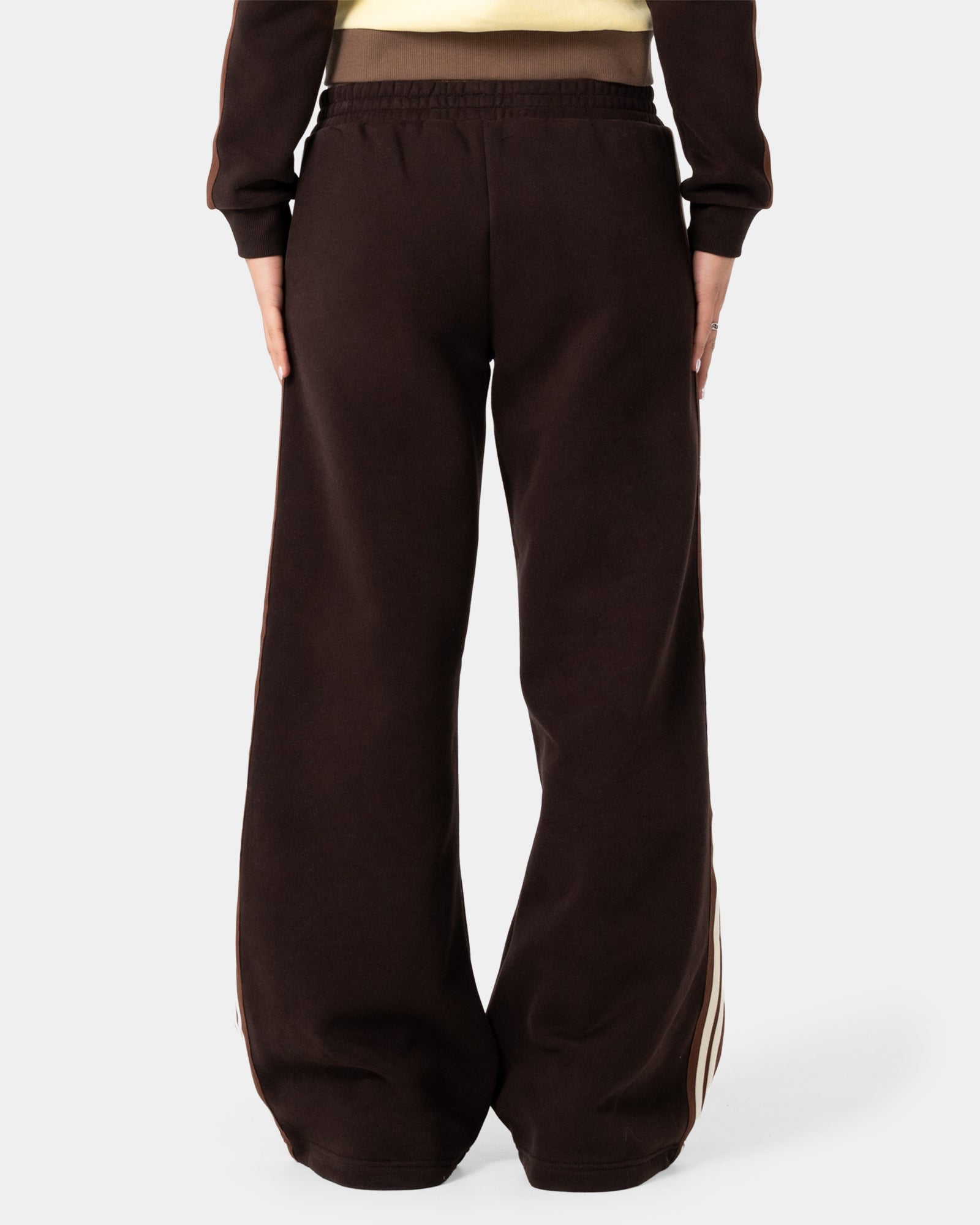 Womens Toffee Wide Leg Track Pants