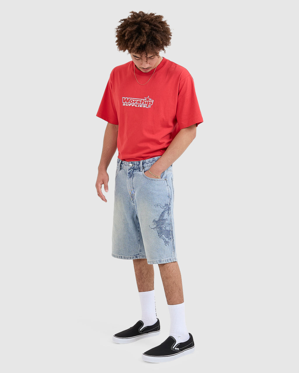 MENS PUSH OFF BIG DAWG JEANS SHORTS