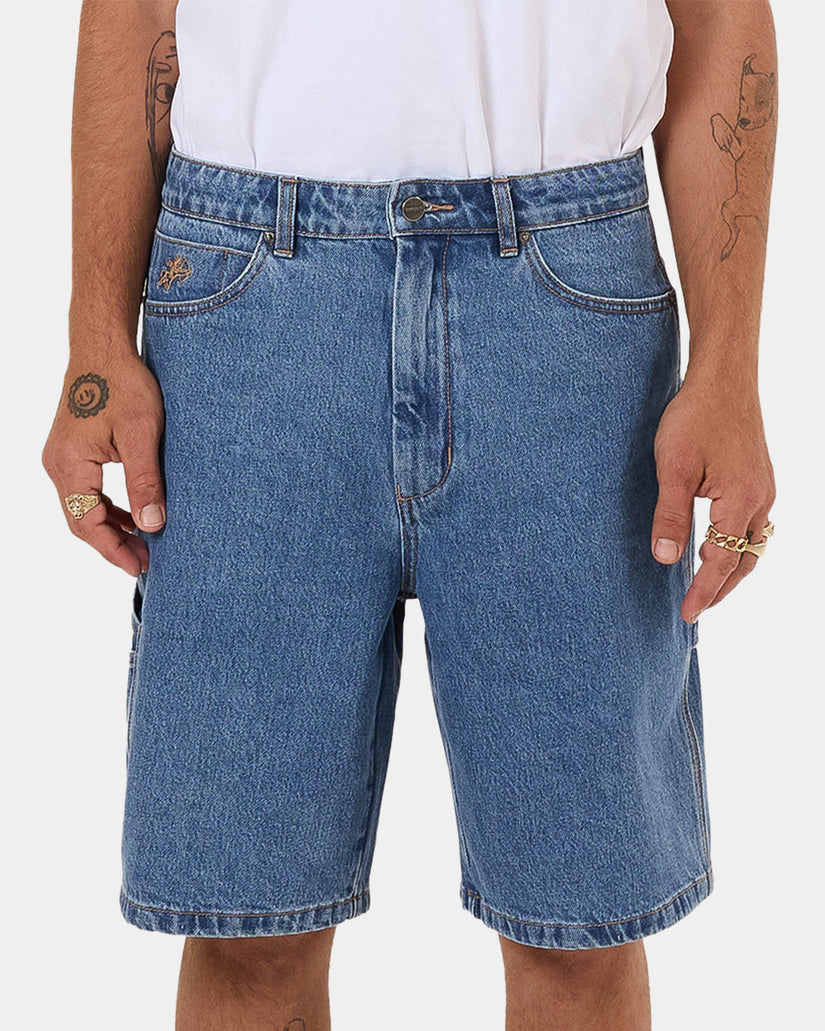Mens Glazed And Confused Carpenter Denim Shorts