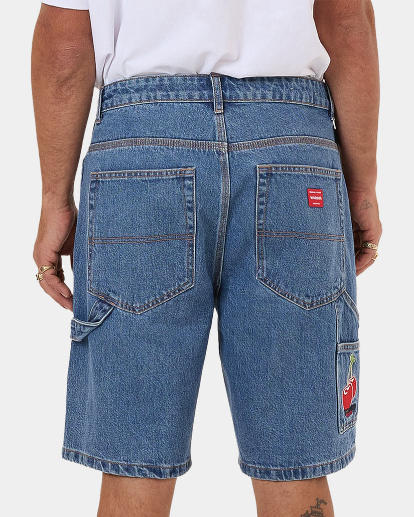 Mens Glazed And Confused Carpenter Denim Shorts