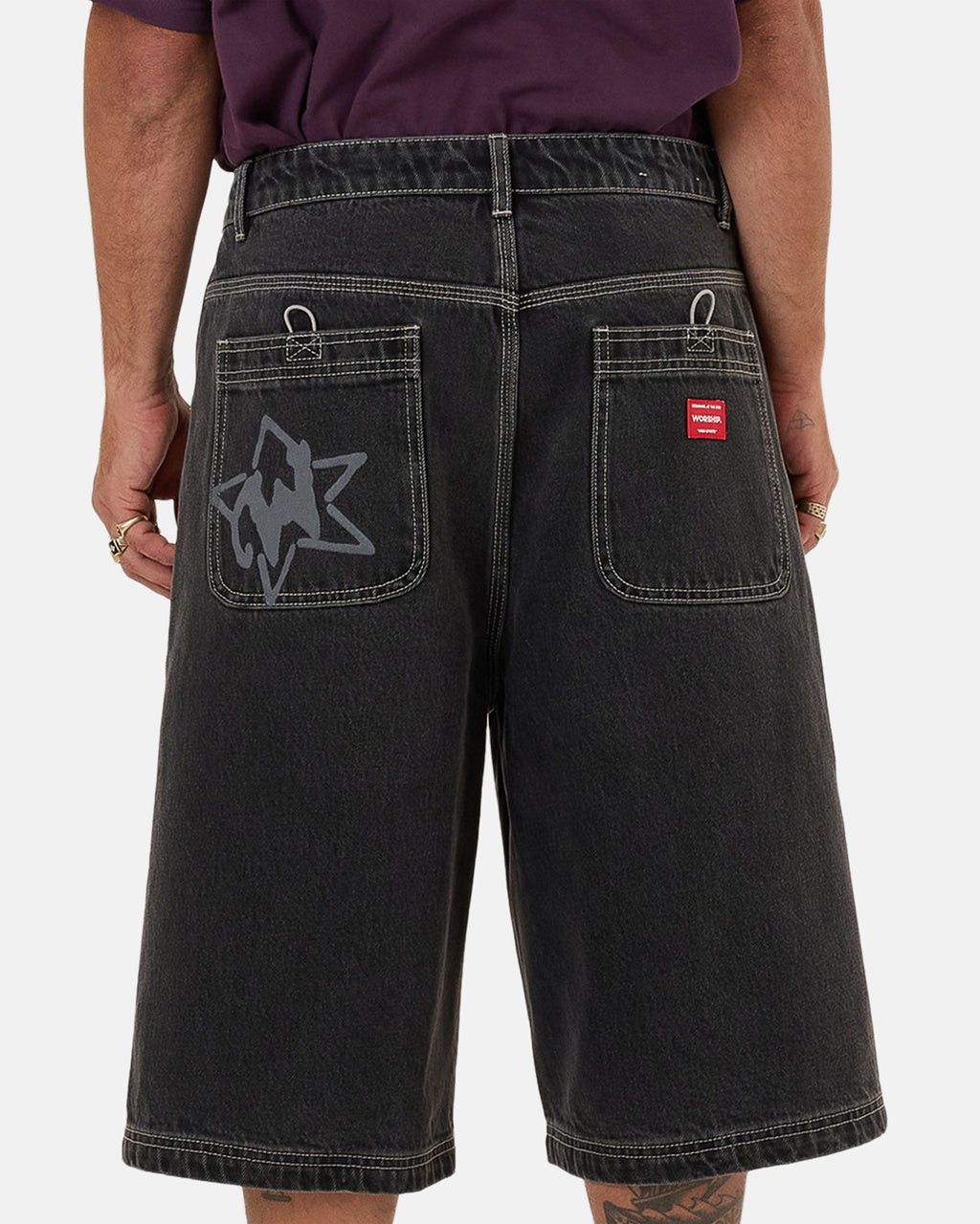 Mens Terrain Dozer Denim Shorts