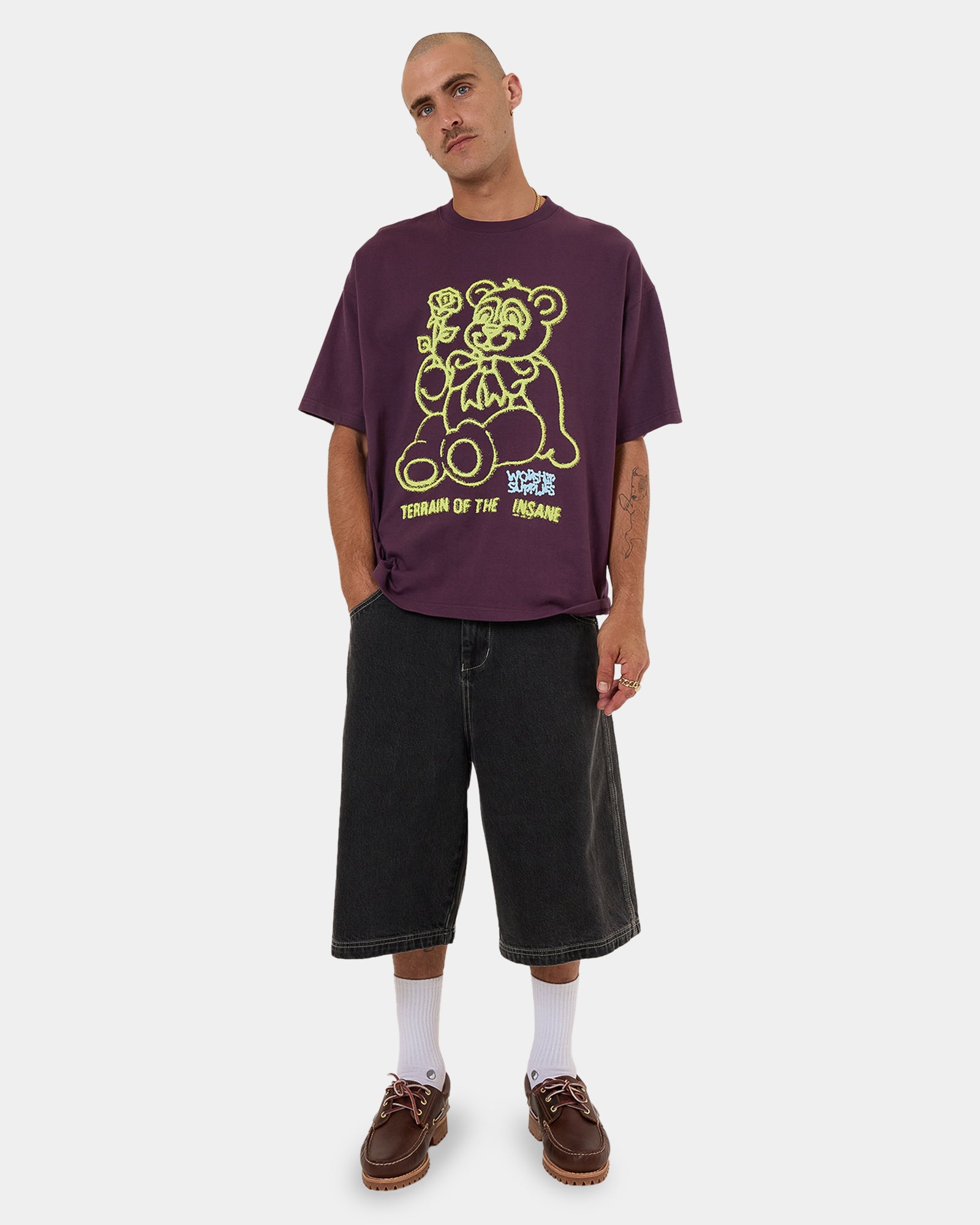 Mens Terrain Dozer Denim Shorts