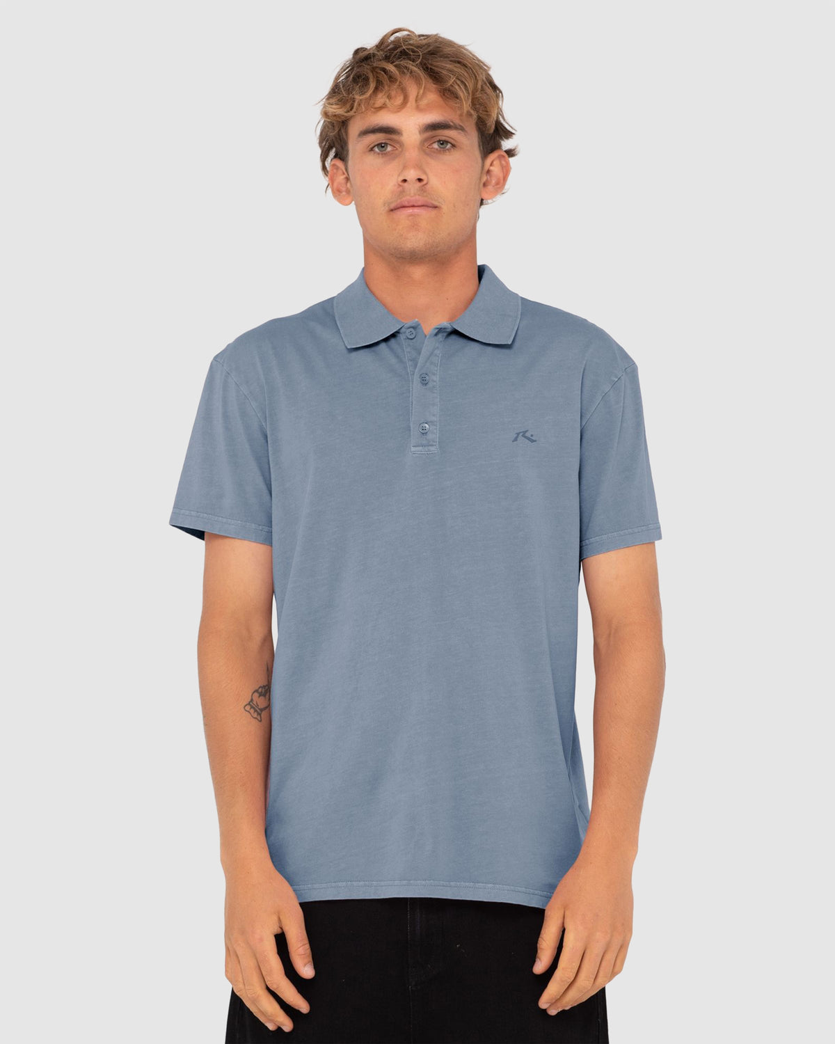 MENS COMP WASH SHORT SLEEVE POLO SHIRT