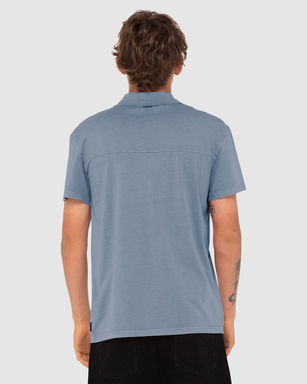 MENS COMP WASH SHORT SLEEVE POLO SHIRT