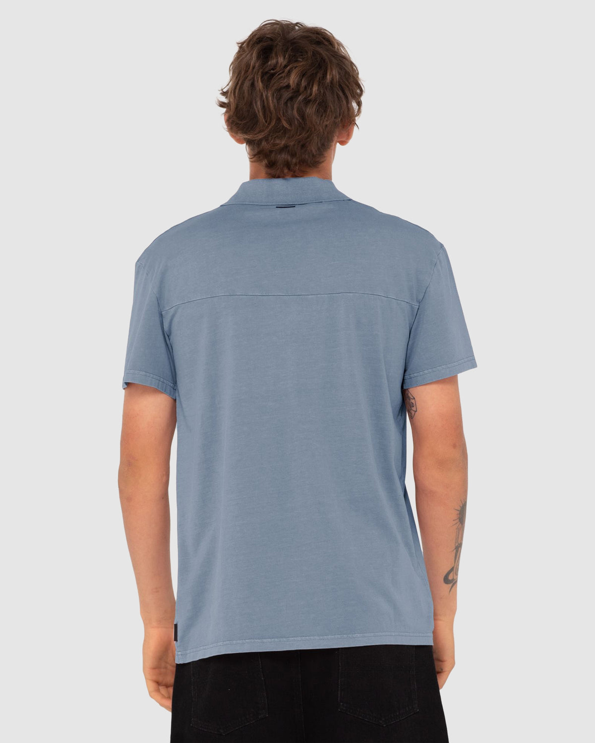 MENS COMP WASH SHORT SLEEVE POLO SHIRT