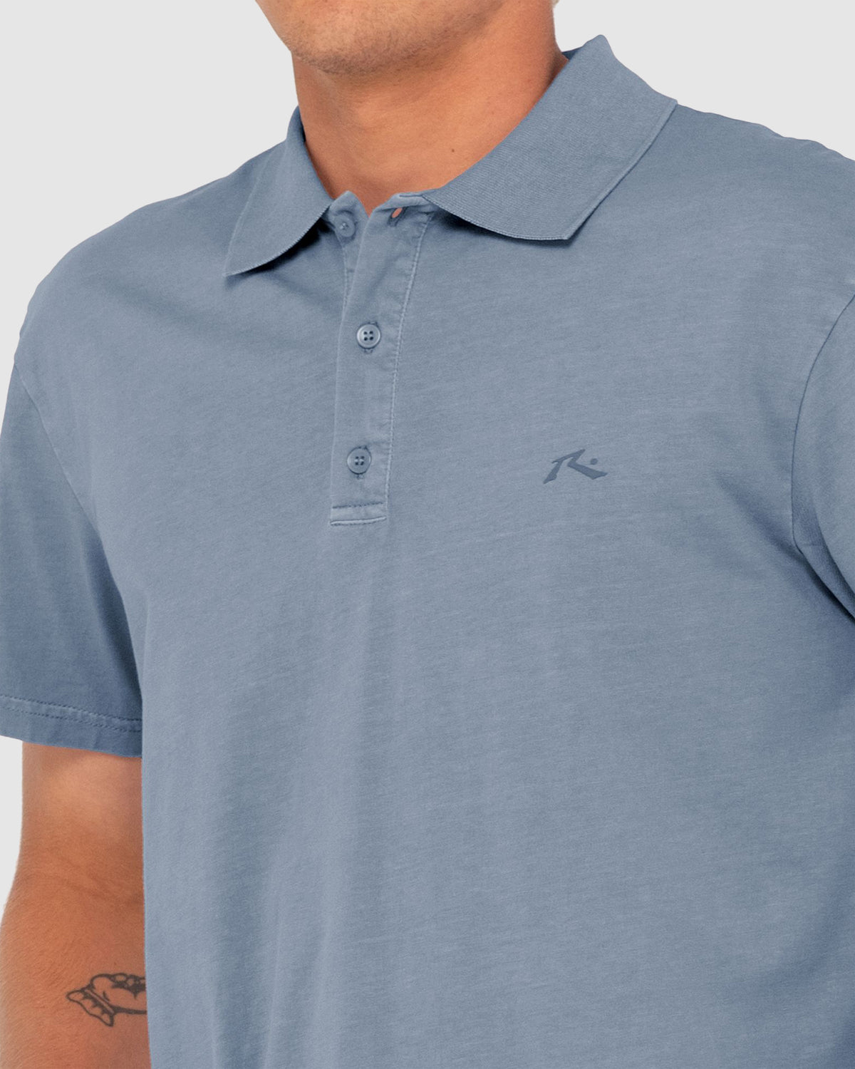 MENS COMP WASH SHORT SLEEVE POLO SHIRT