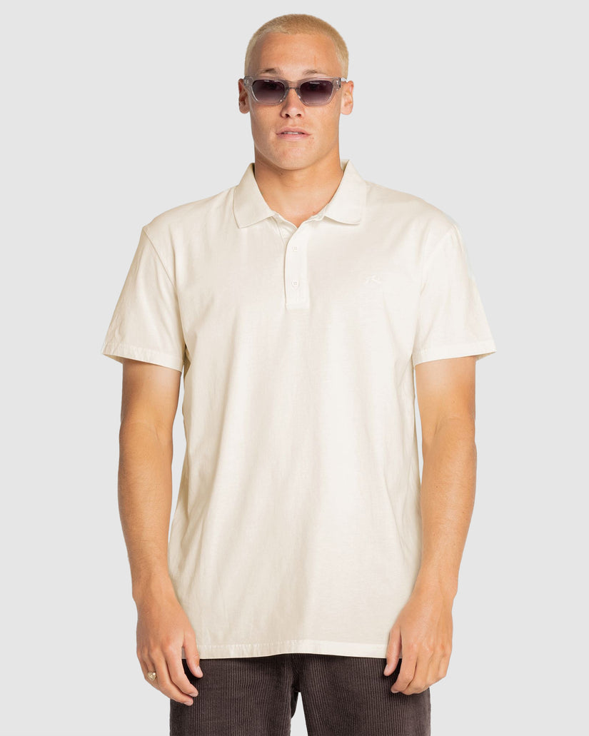 MENS COMP WASH SHORT SLEEVE POLO SHIRT
