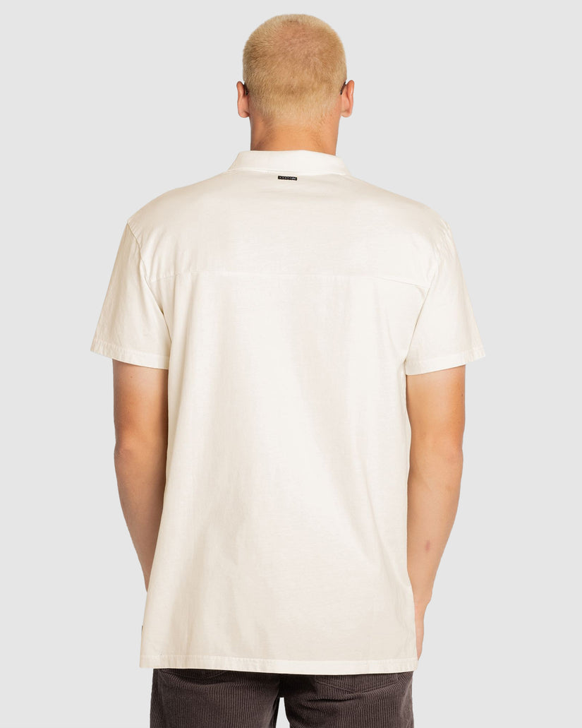 MENS COMP WASH SHORT SLEEVE POLO SHIRT