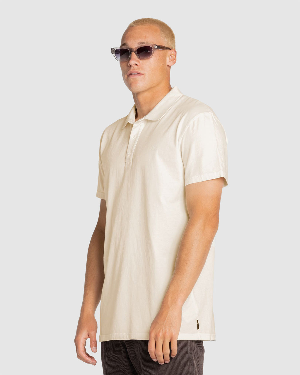 MENS COMP WASH SHORT SLEEVE POLO SHIRT