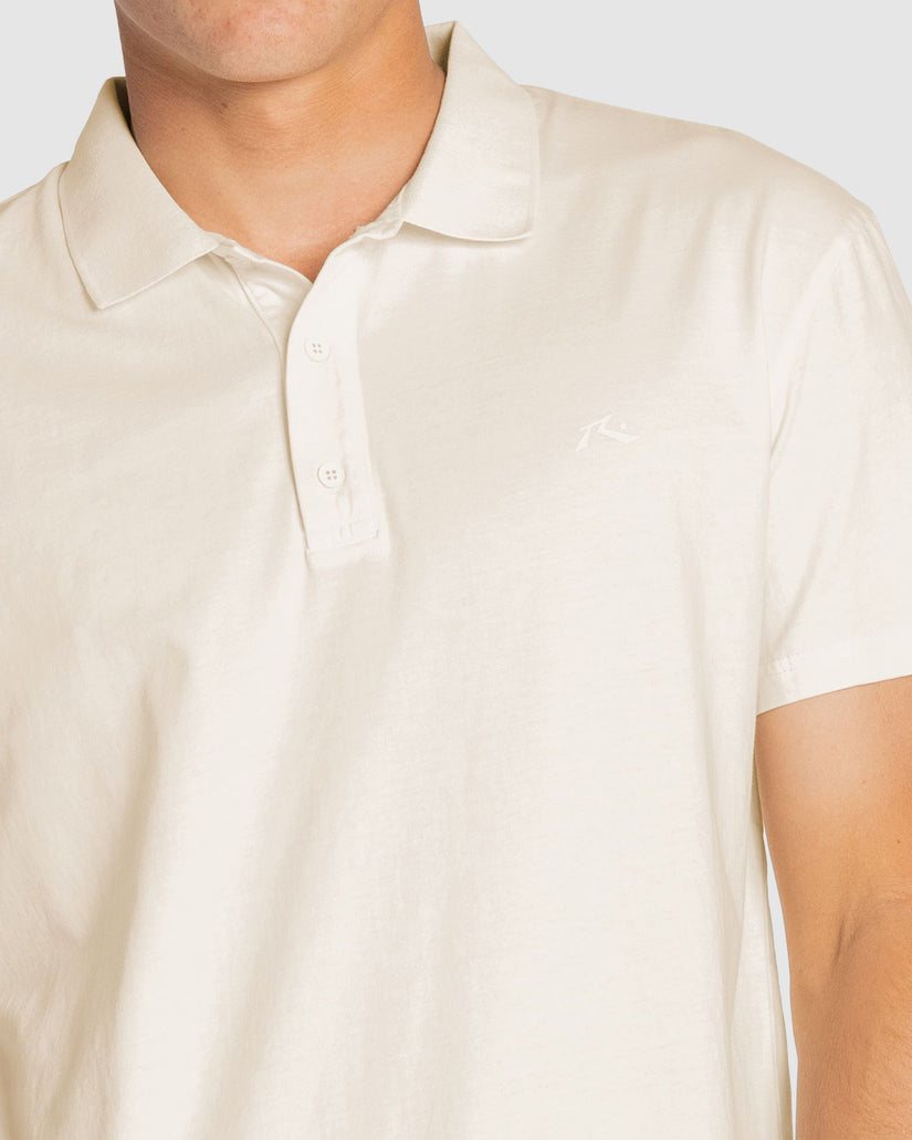 MENS COMP WASH SHORT SLEEVE POLO SHIRT