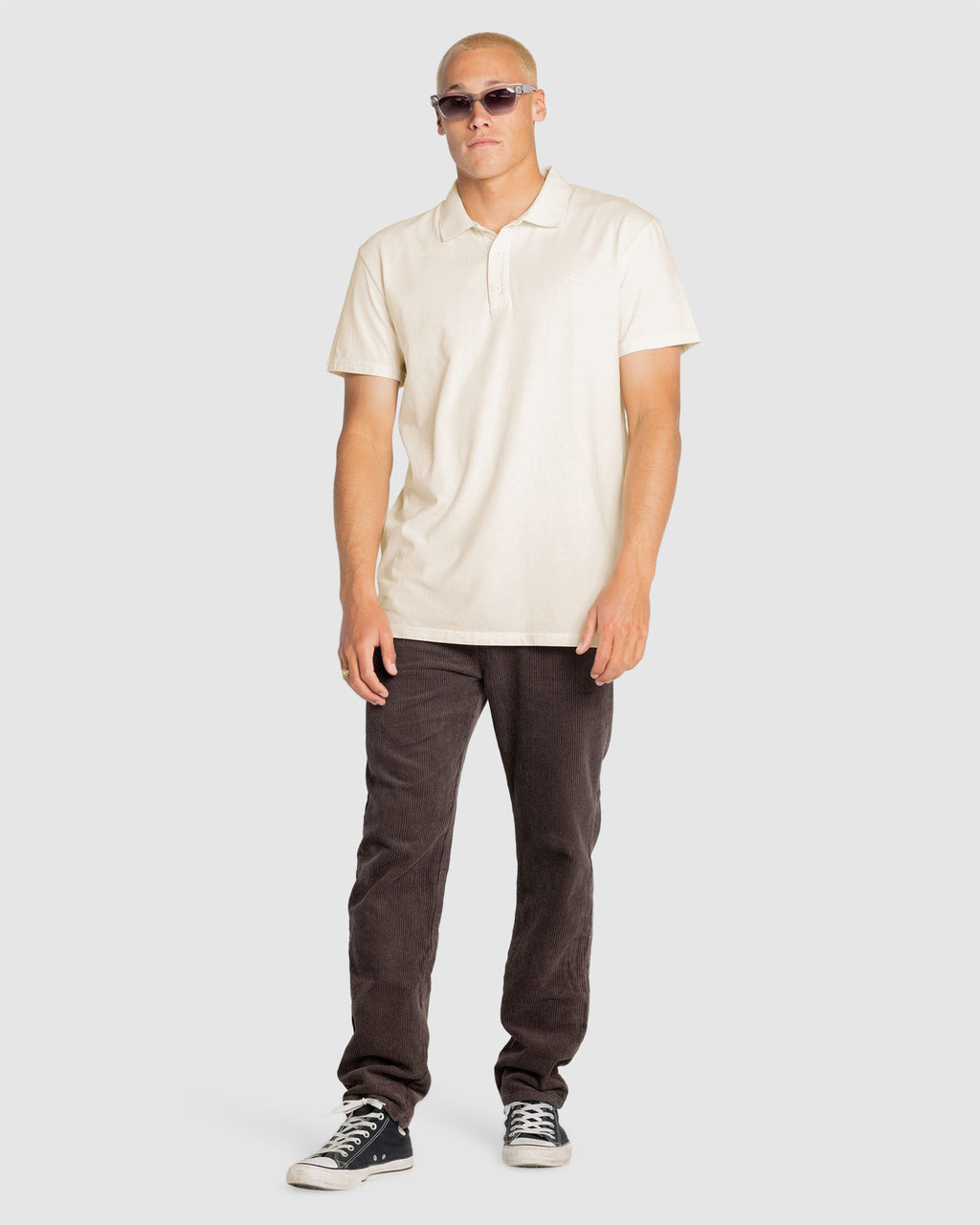 MENS COMP WASH SHORT SLEEVE POLO SHIRT