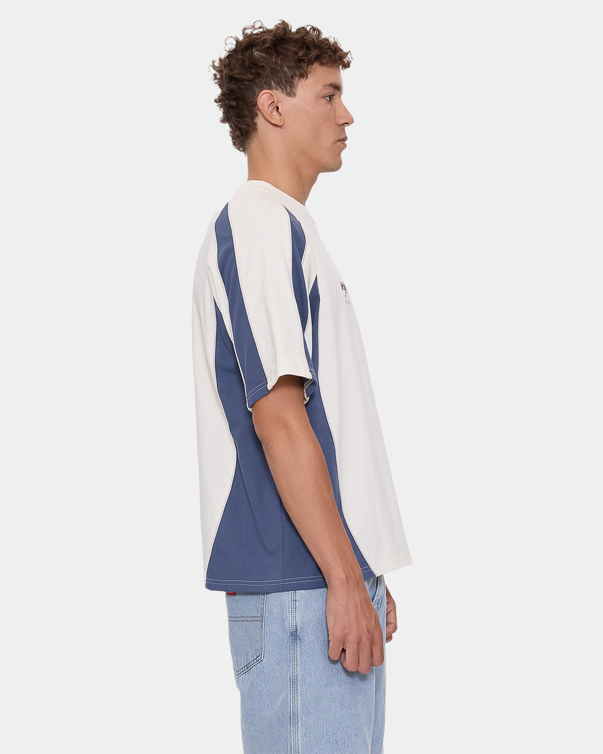 Mens Laps Panel Oversized T-Shirt