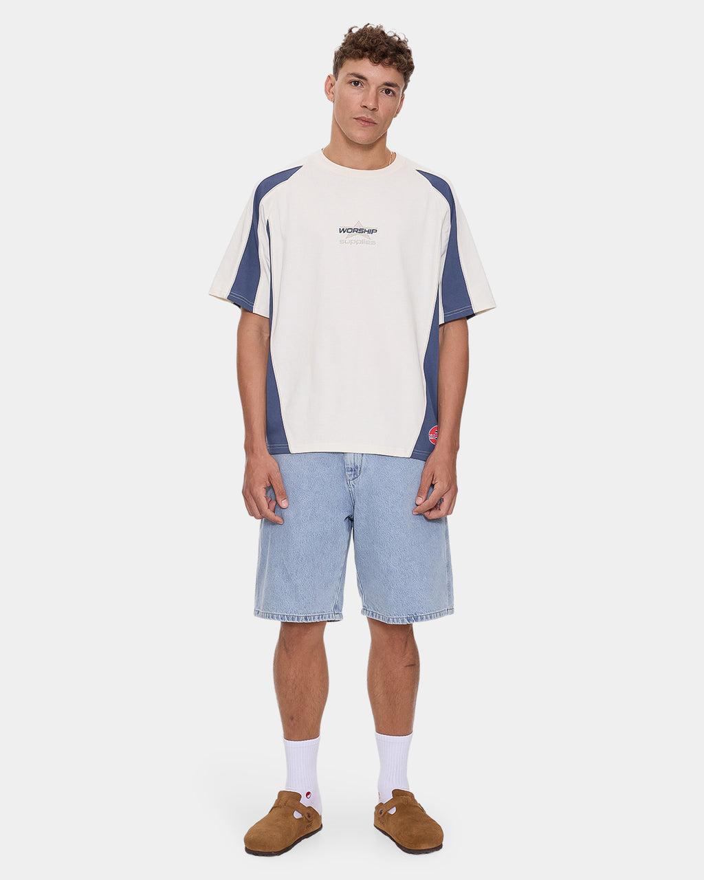 Mens Laps Panel Oversized T-Shirt