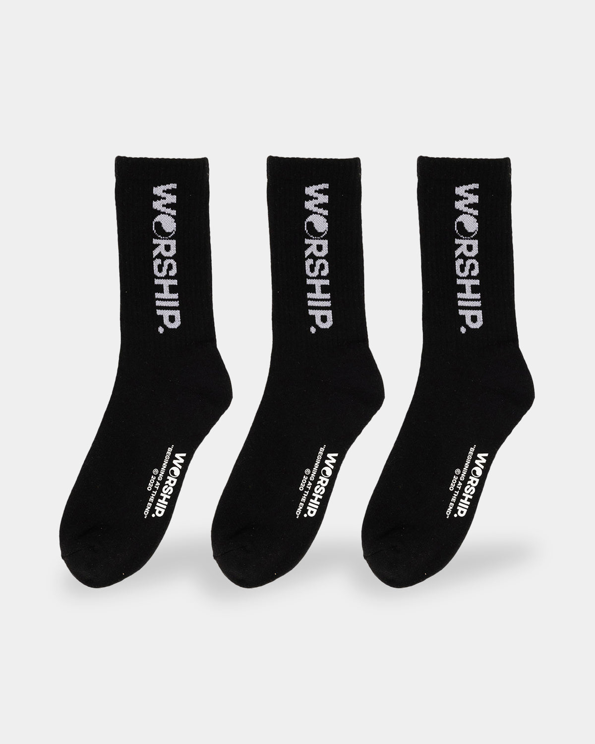 MENS CORE 3 PACK CREW SOCKS