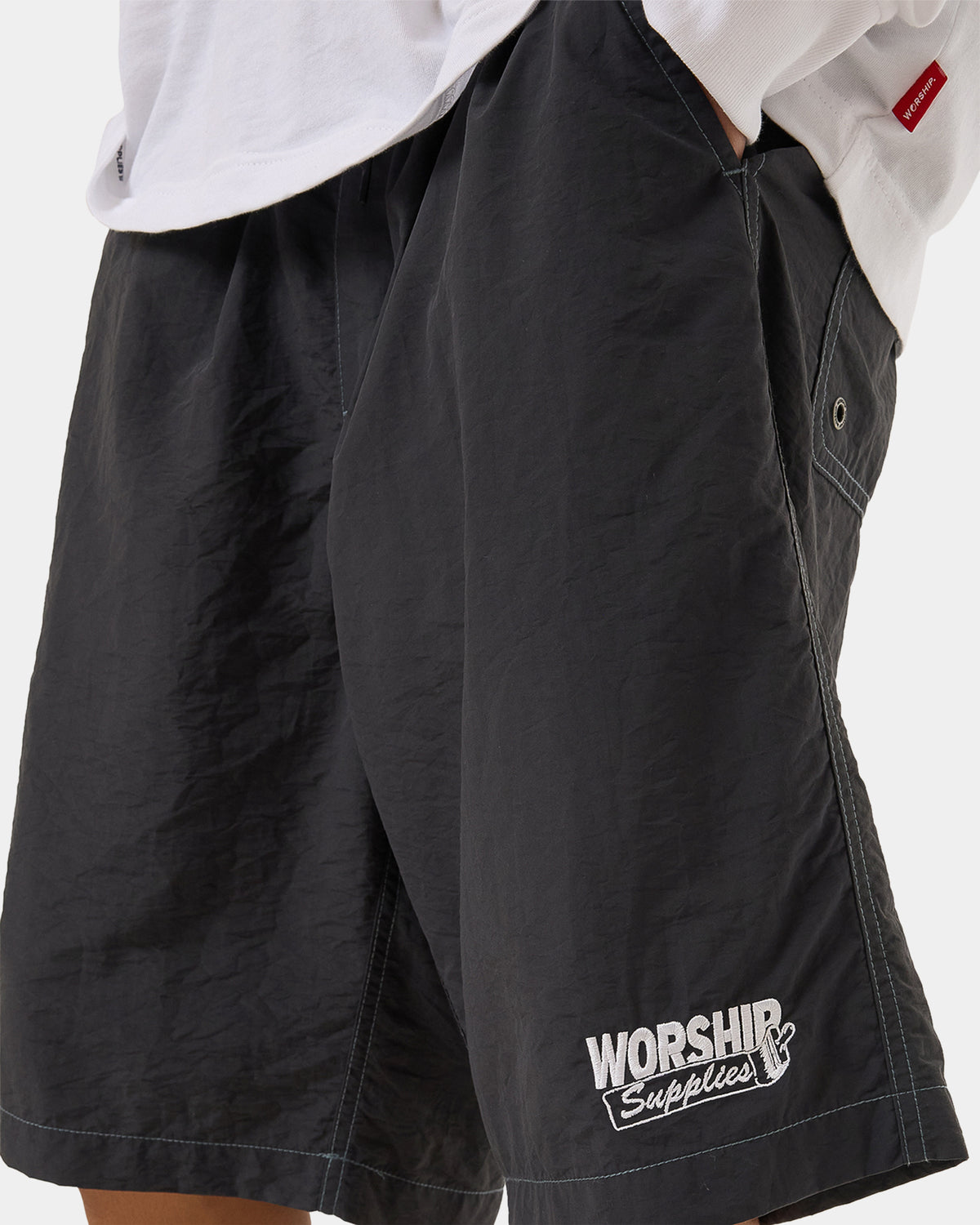 MENS DRY PAINT BAGGIE NYLON SHORT