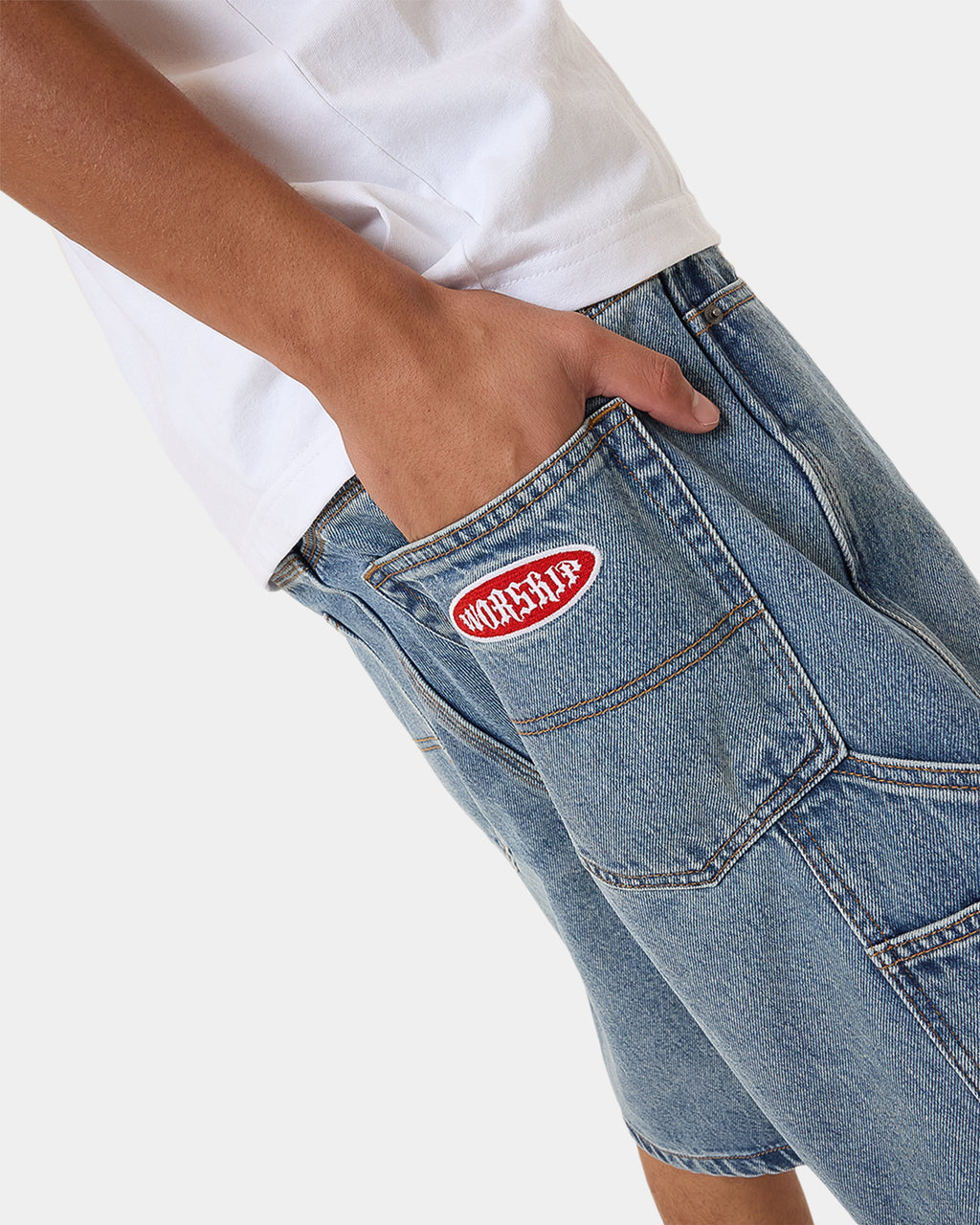 MENS CHALICE LOUNGER DENIM SHORTS