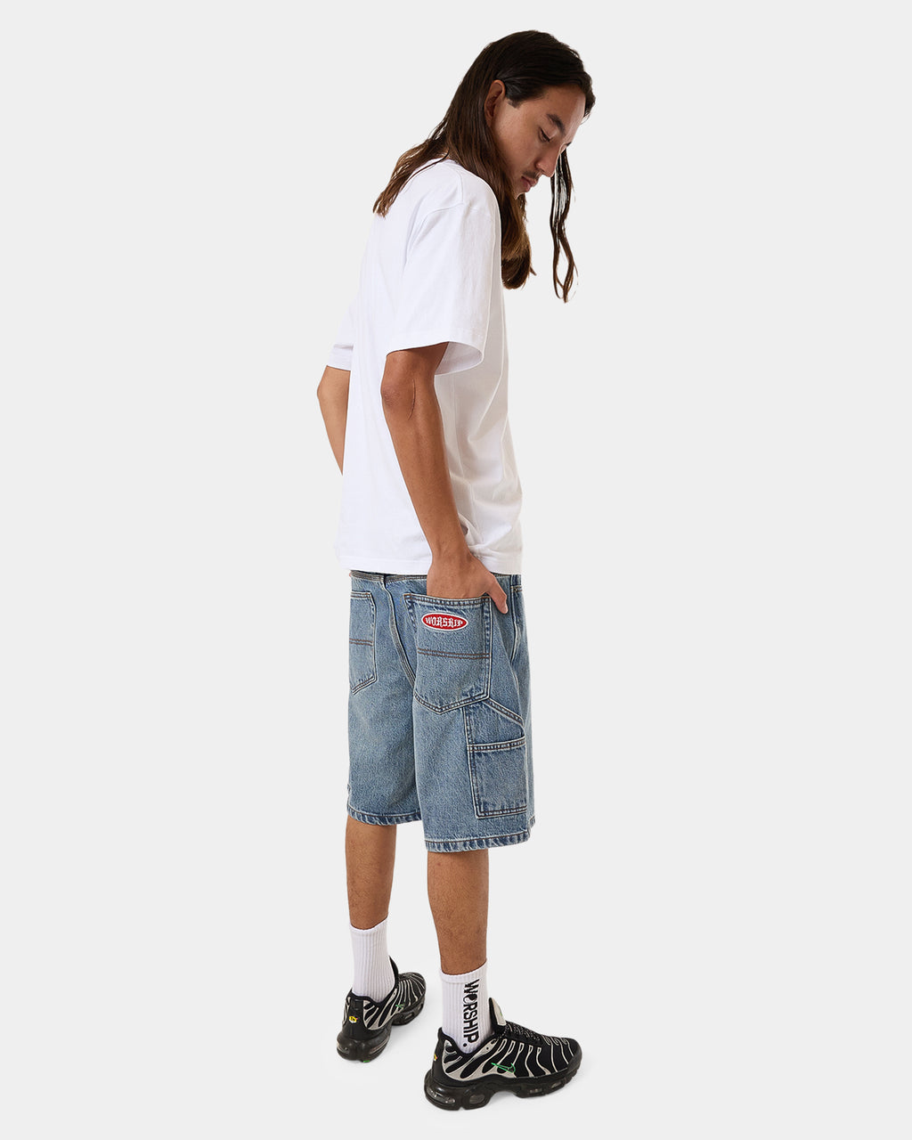 MENS CHALICE LOUNGER DENIM SHORTS