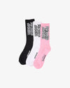 Mens Pile Up 3 Pack Crew Socks