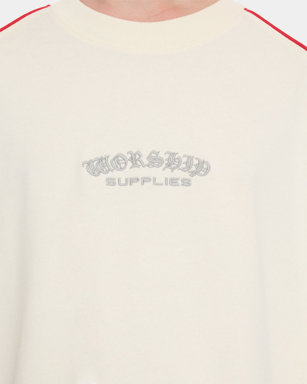 Mens Frequency 2 Panel Oversized Raglan T-Shirt