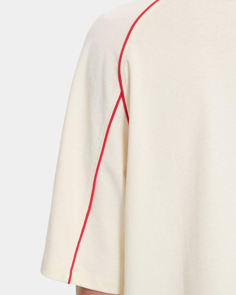 Mens Frequency 2 Panel Oversized Raglan T-Shirt